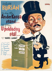 U pokladny stál - plakát (reprint)
