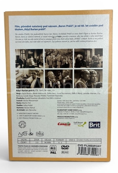 Když Burian prášil (DVD)