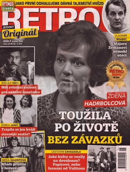 Rytmus života - RETRO Originál 2026/05 - Zdena Hadrbolcová
