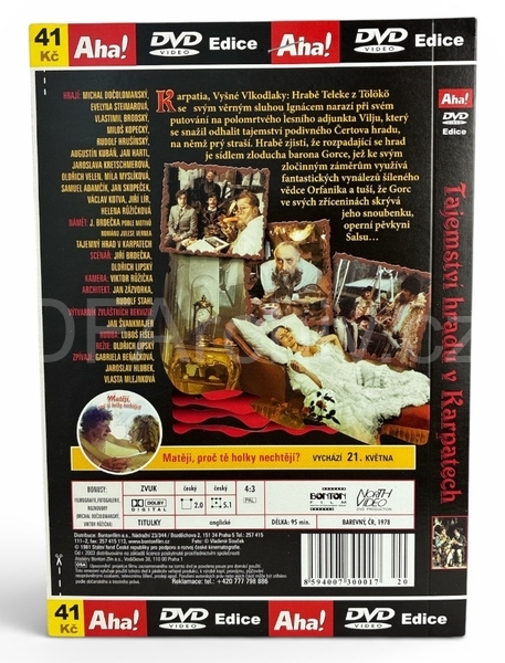 Tajemství hradu v Karpatech (DVD)